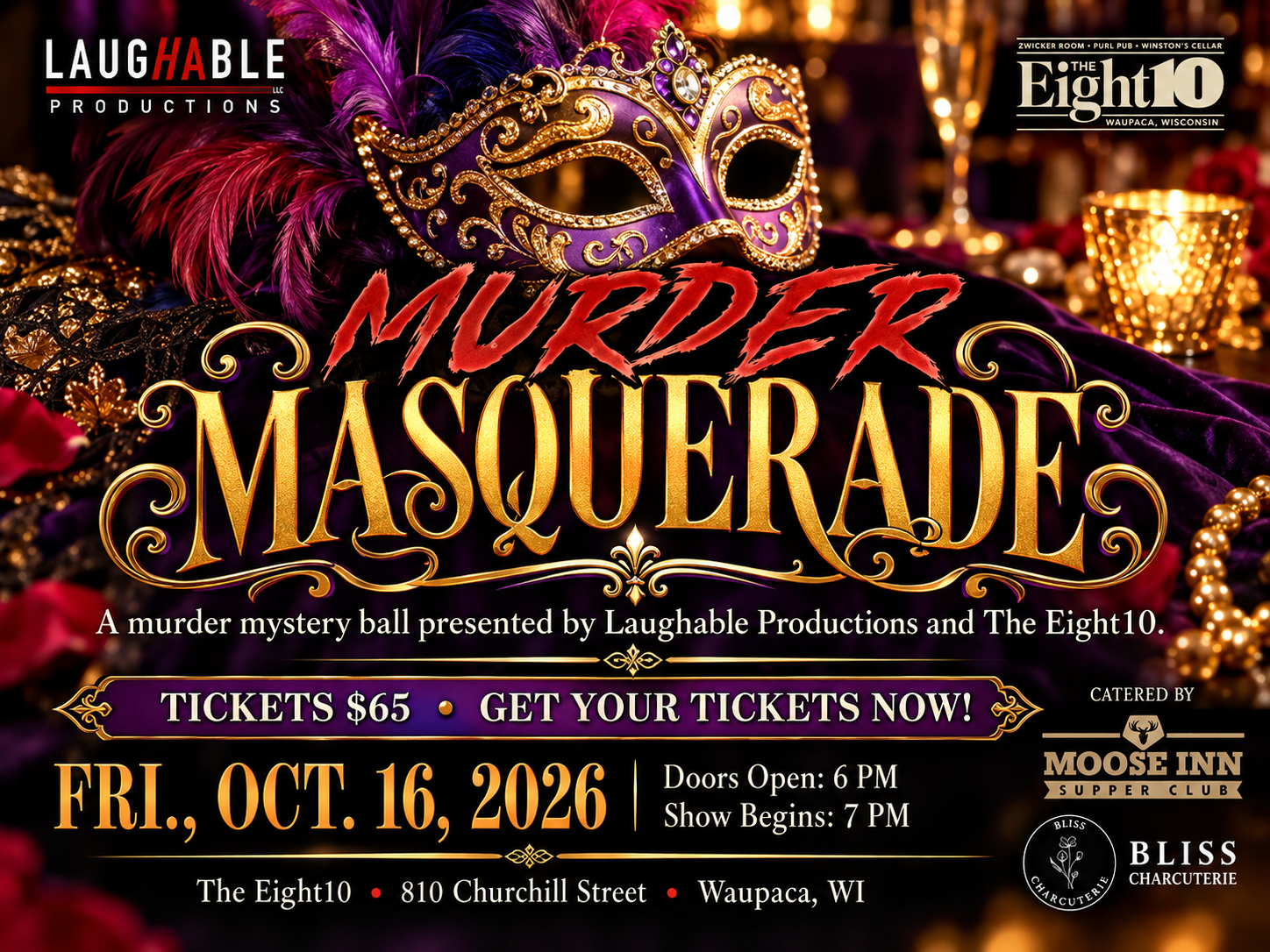 Murder Masquerade at The Eight10