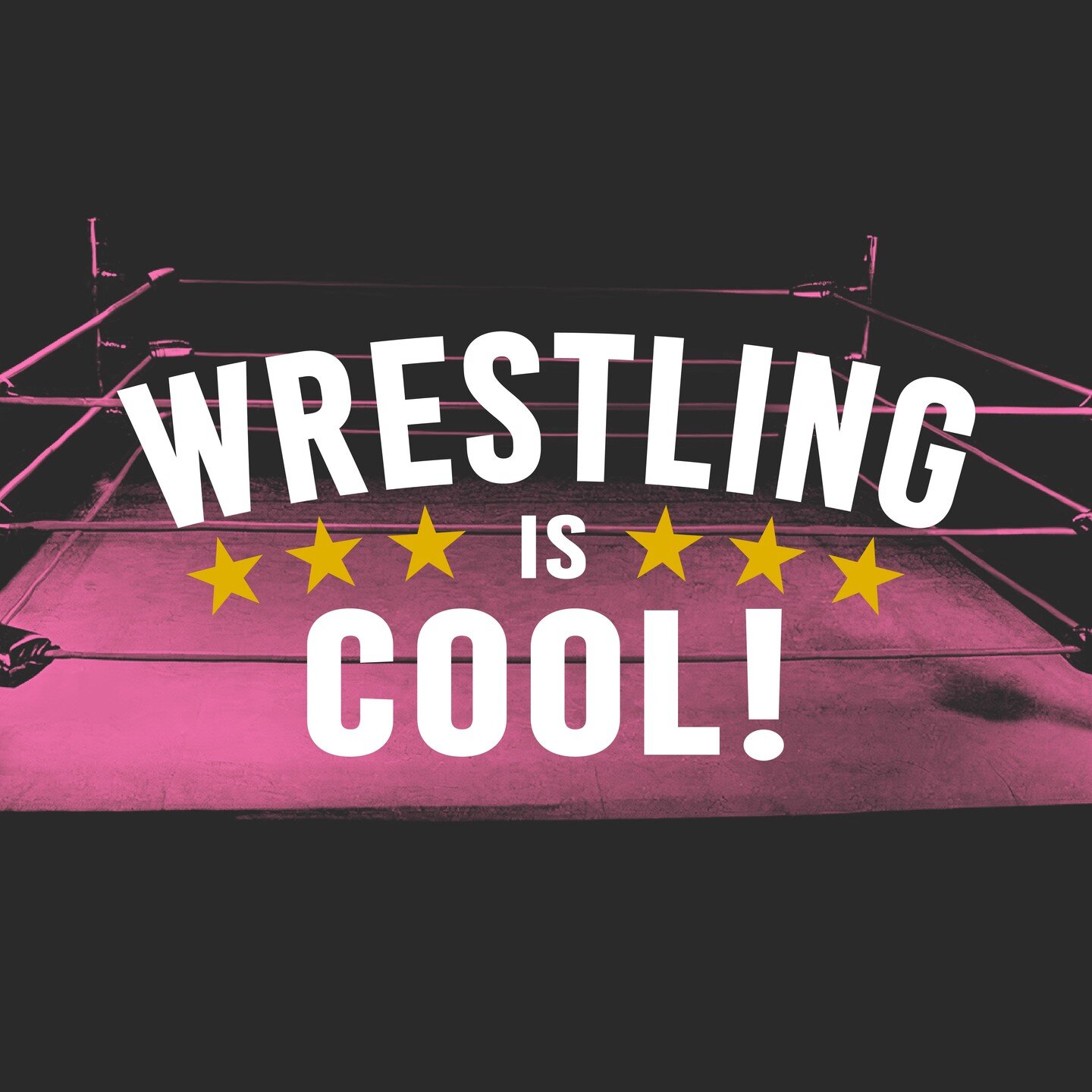 Ooh Yeah! Had the pleasure of working with @sanchowest &amp; @mrsantizap_ on a new logo for their Wrestling is Cool! podcast.

Love the retro look we settled on &amp; I'm excited to see their channel continue grow! If you haven't, check them out they