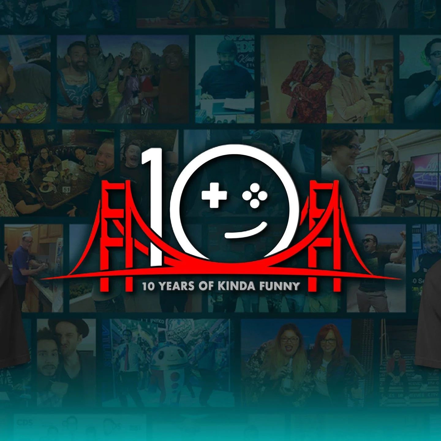 Some more logo work for @kindafunnyvids 10 year anniversary.

We went through a decent amount of versions of this final logo suite. The first few iterations were a bit too busy &amp; tried to incorporate a bit too many references. Thankfully with fee