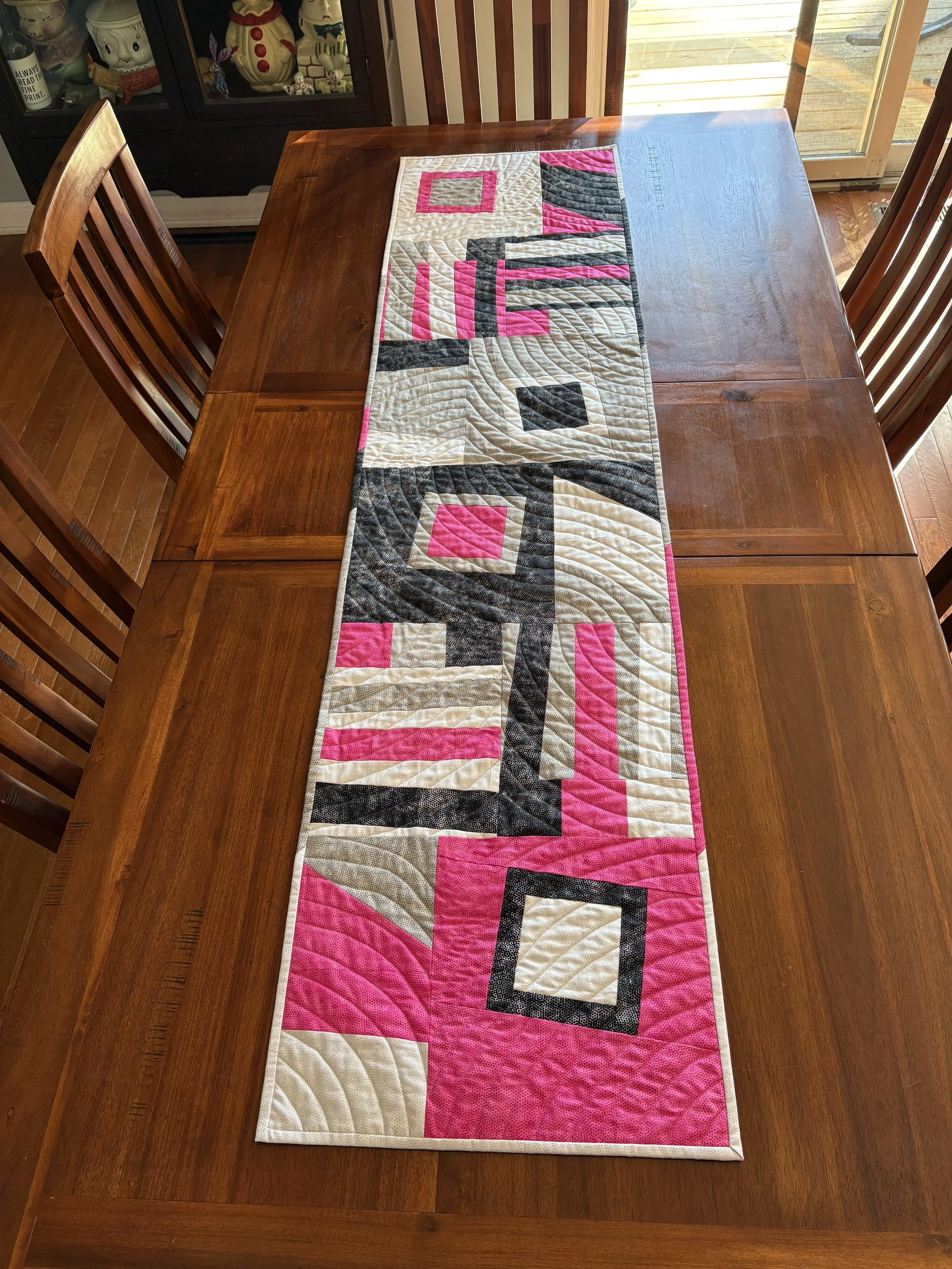Tilted Tiles Table Runner