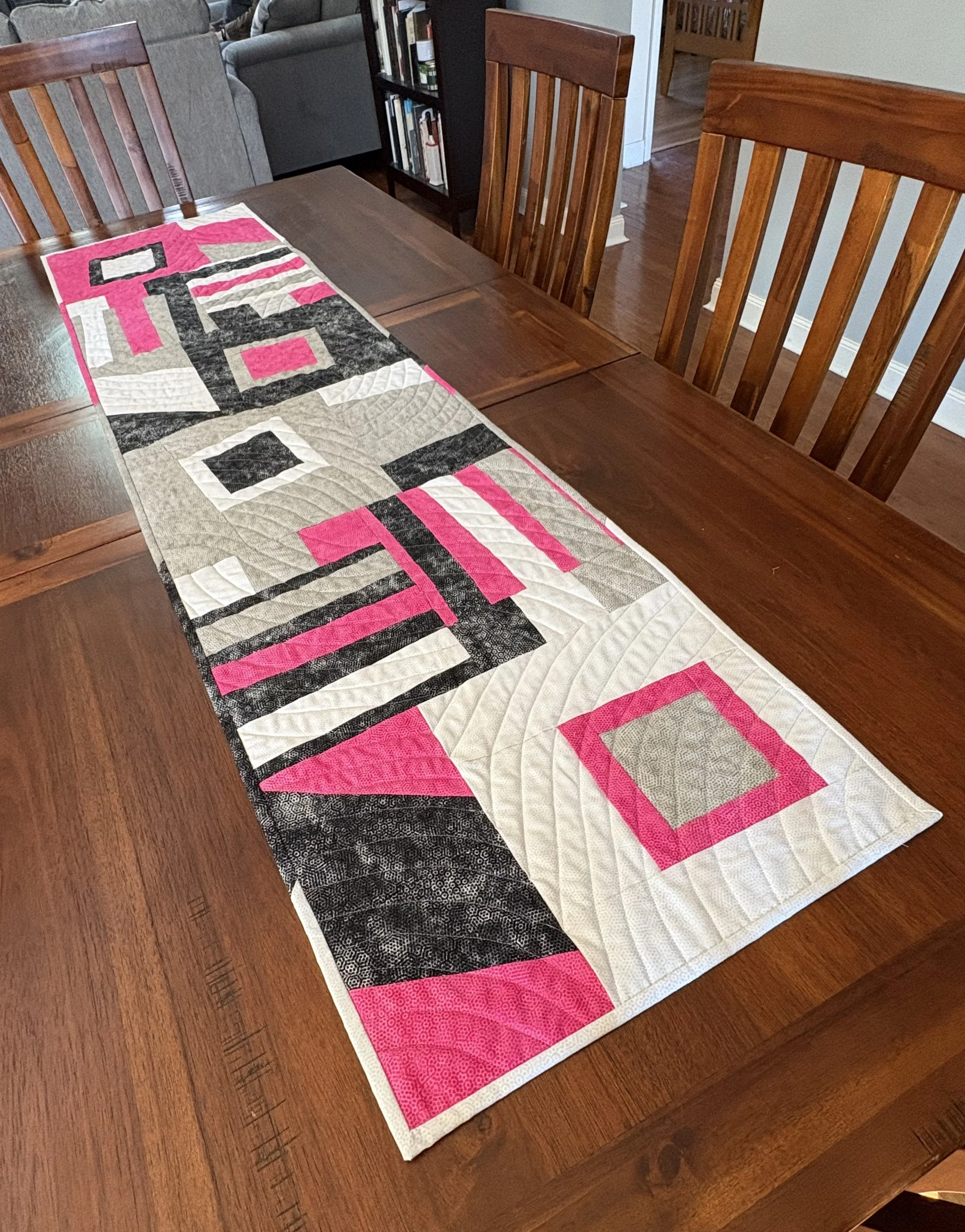 Tilted Tiles Table Runner