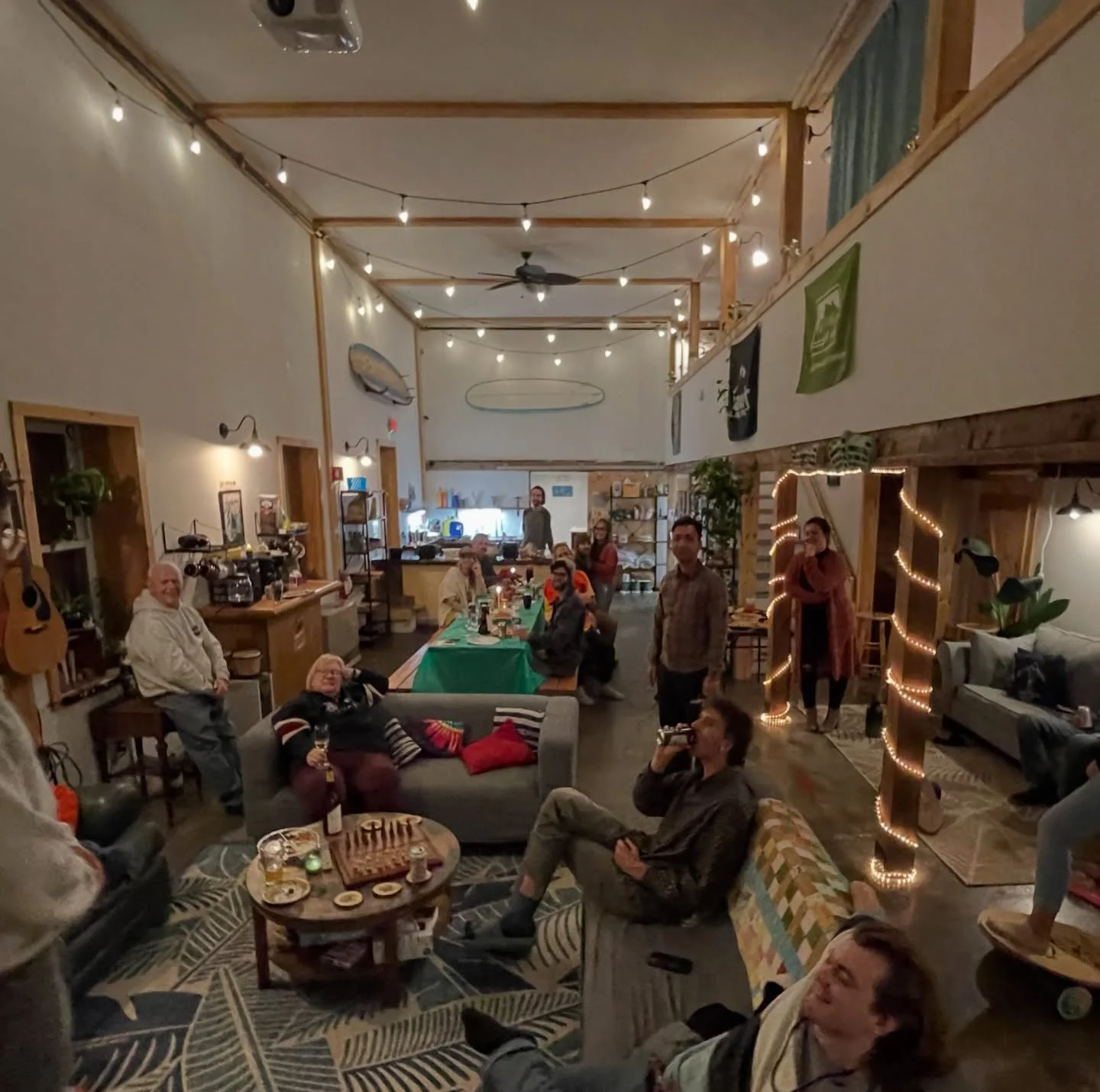 Each year we host a Friendsgiving with our local partners (like @rootedroserecreation &amp; @jocelmt ), our neighbors (like @brigettelawton &amp;  @domenico_p ), previous staff members (like @elainavm ) and we invite the guests that have spent the mo