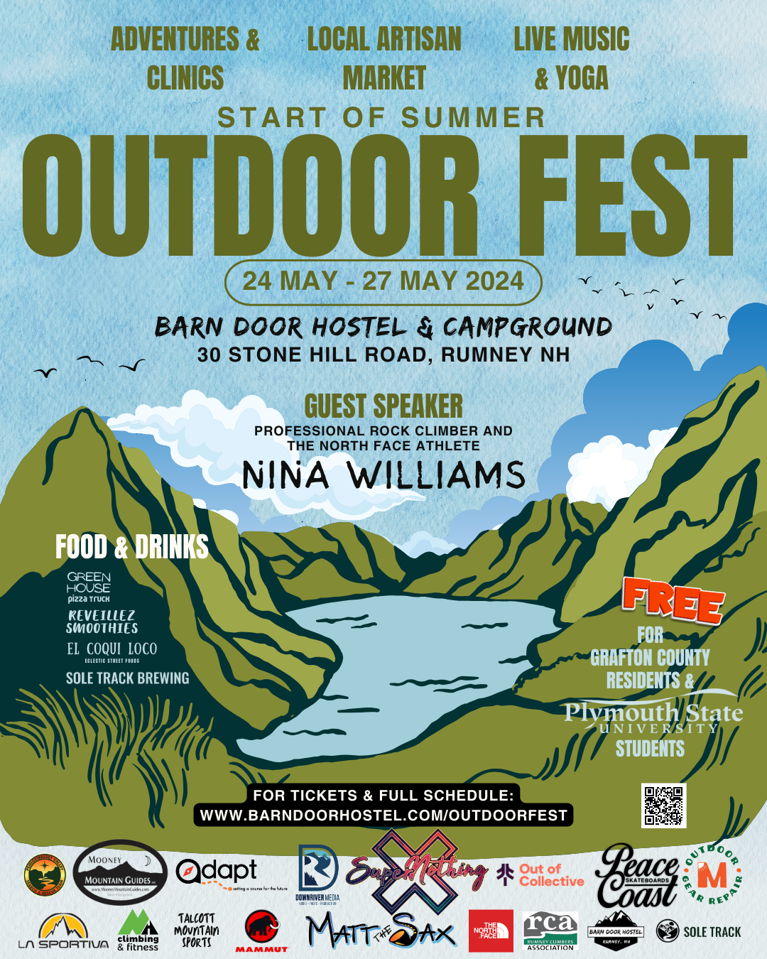 Barn Door Hostel and Campground Rumney New Hampshire White Mountains