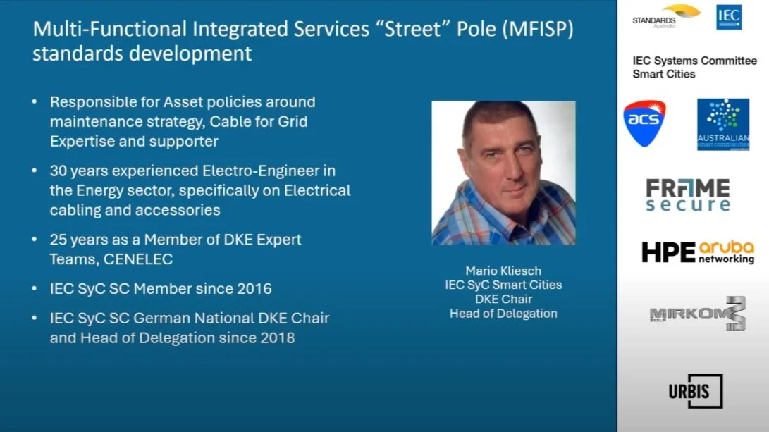 Multi Functional Integrated Services Street Pole Standards Development