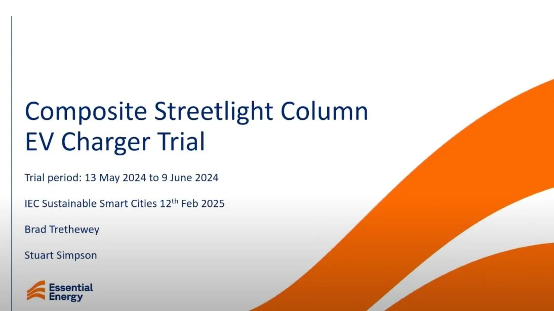 Essential Energy Multi Functional Street Pole Trial &amp; QA Lab