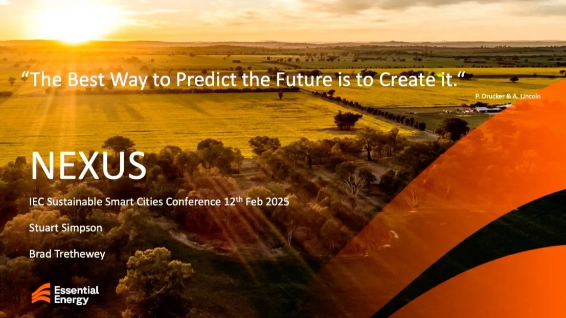 Essential Energy NEXUS Lab Demonstration - Australian Smart Communities Association - ASCA