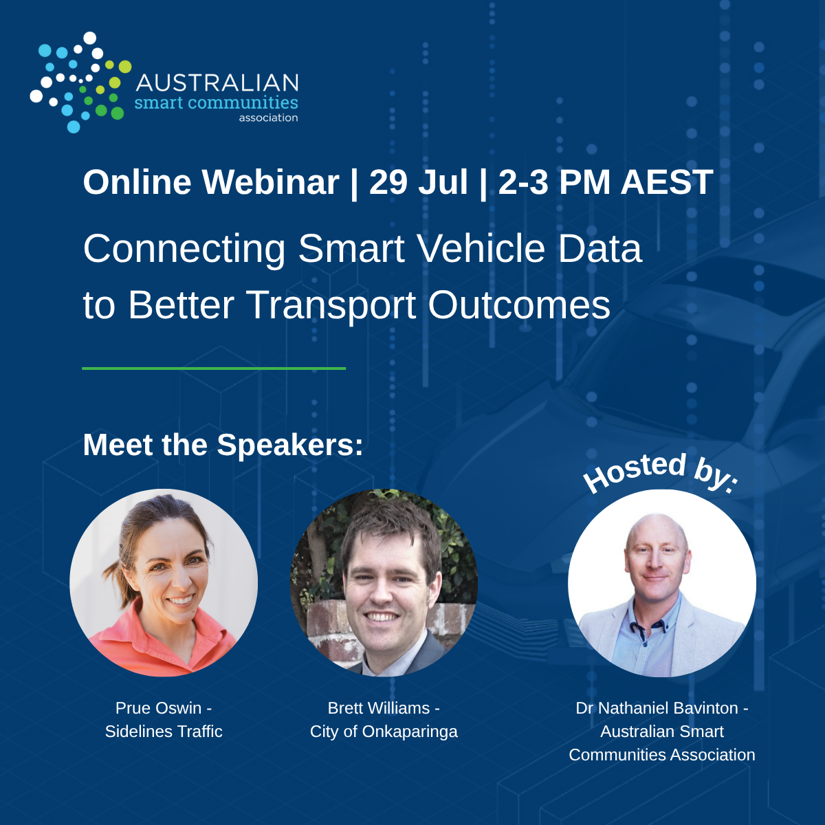 Connecting Smart Vehicle Data to Better Transport Outcomes