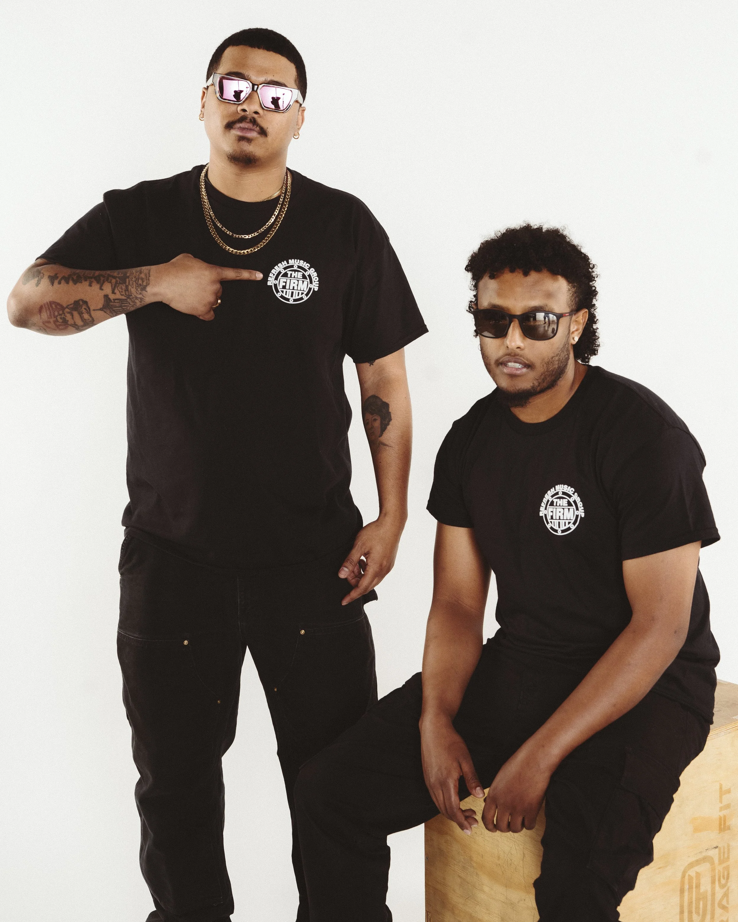 RMG "The Firm" Black Short Sleeve