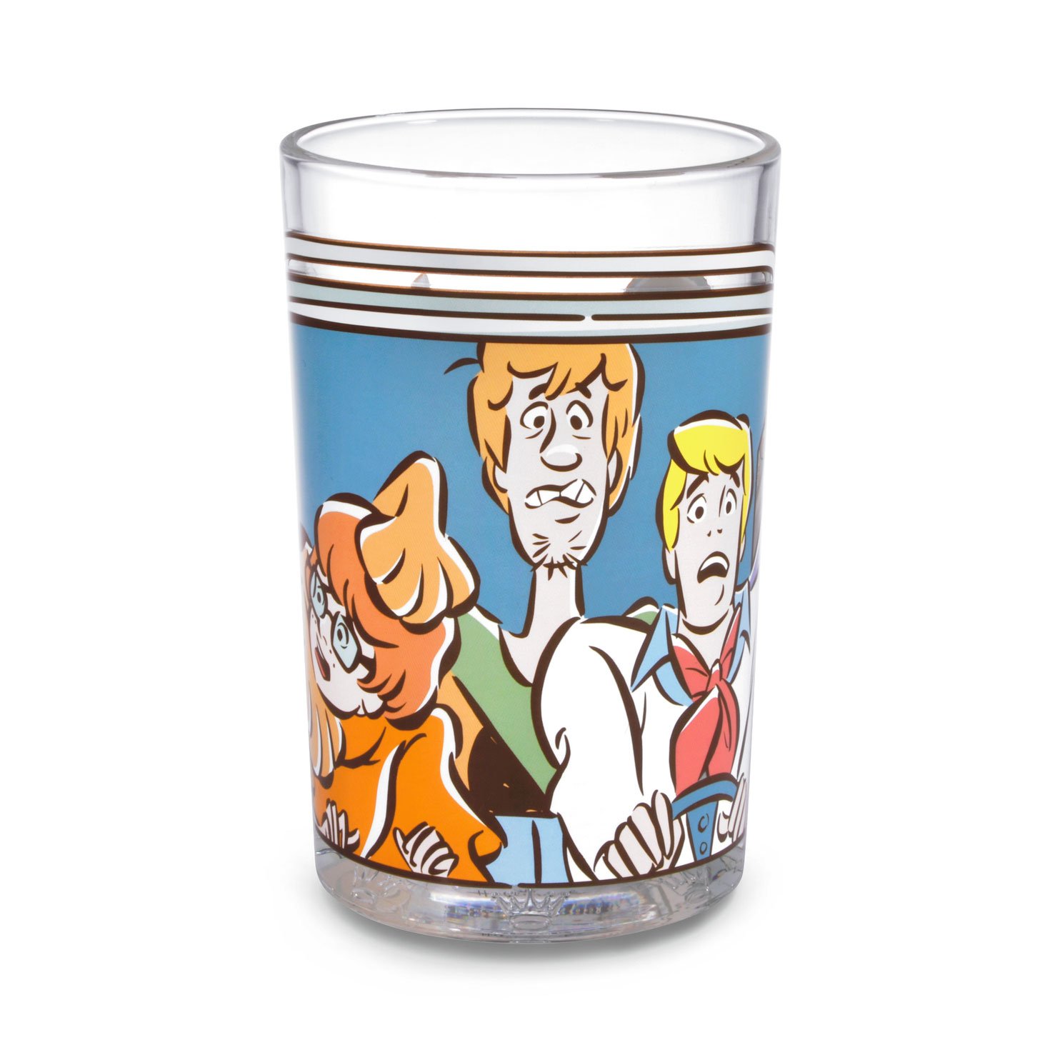 Hallmark Scooby-Doo and Crew in the Mystery Machine Collectible Drinking Glass, 13.5 oz.