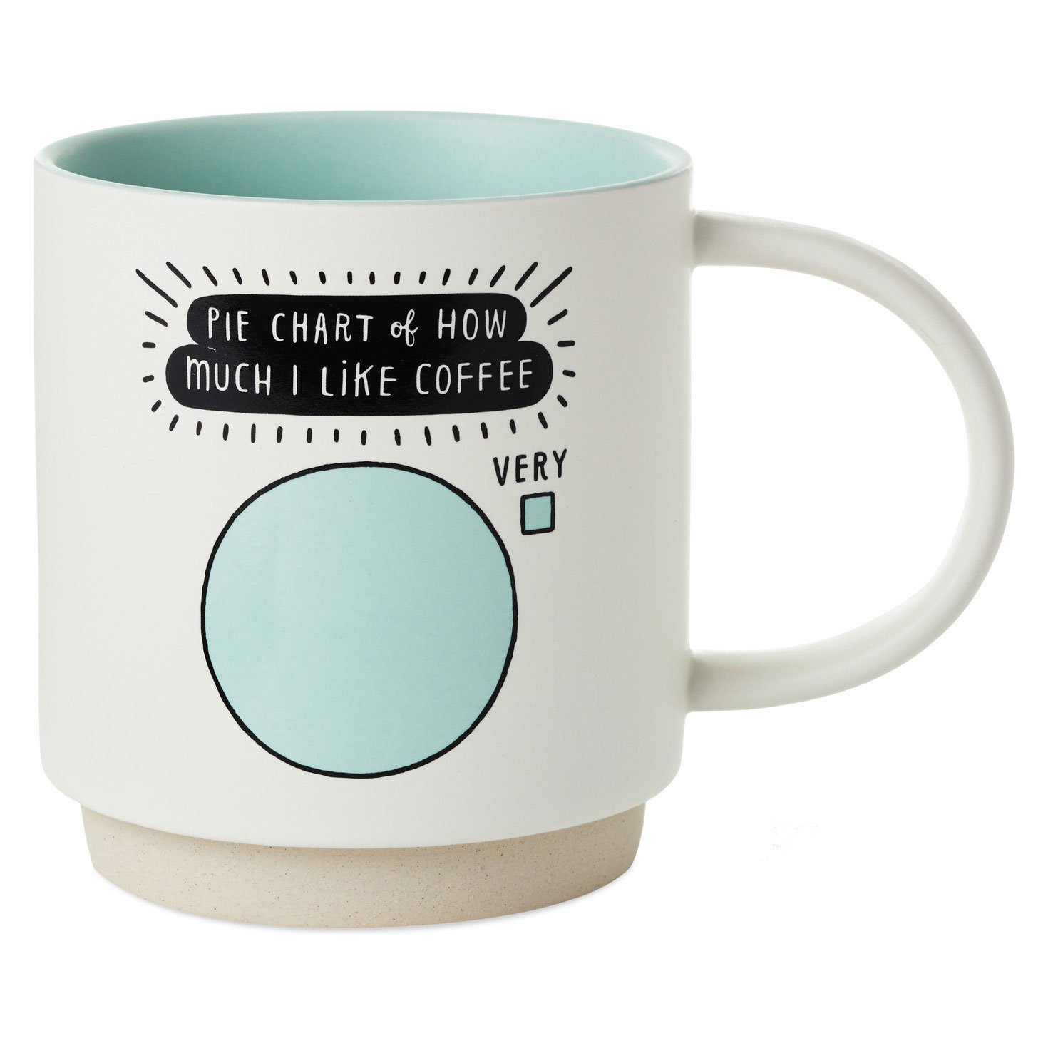 Hallmark Pie Chart Coffee Lover Funny Mug, 16 oz. — Palmyra Pharmacy & Gift  Shop