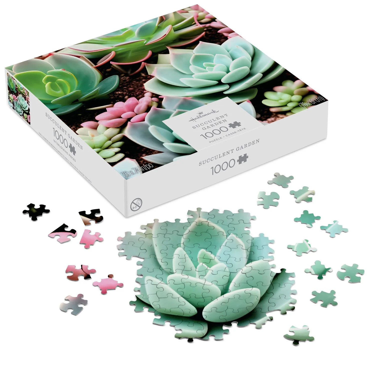 Hallmark Succulent Garden 1000-Piece Jigsaw Puzzle  Palmyra Pharmacy &  Gift Shop