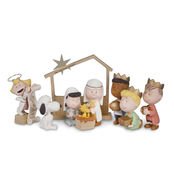 Hallmark Peanuts Christmas Pageant Figurines, Set of 9