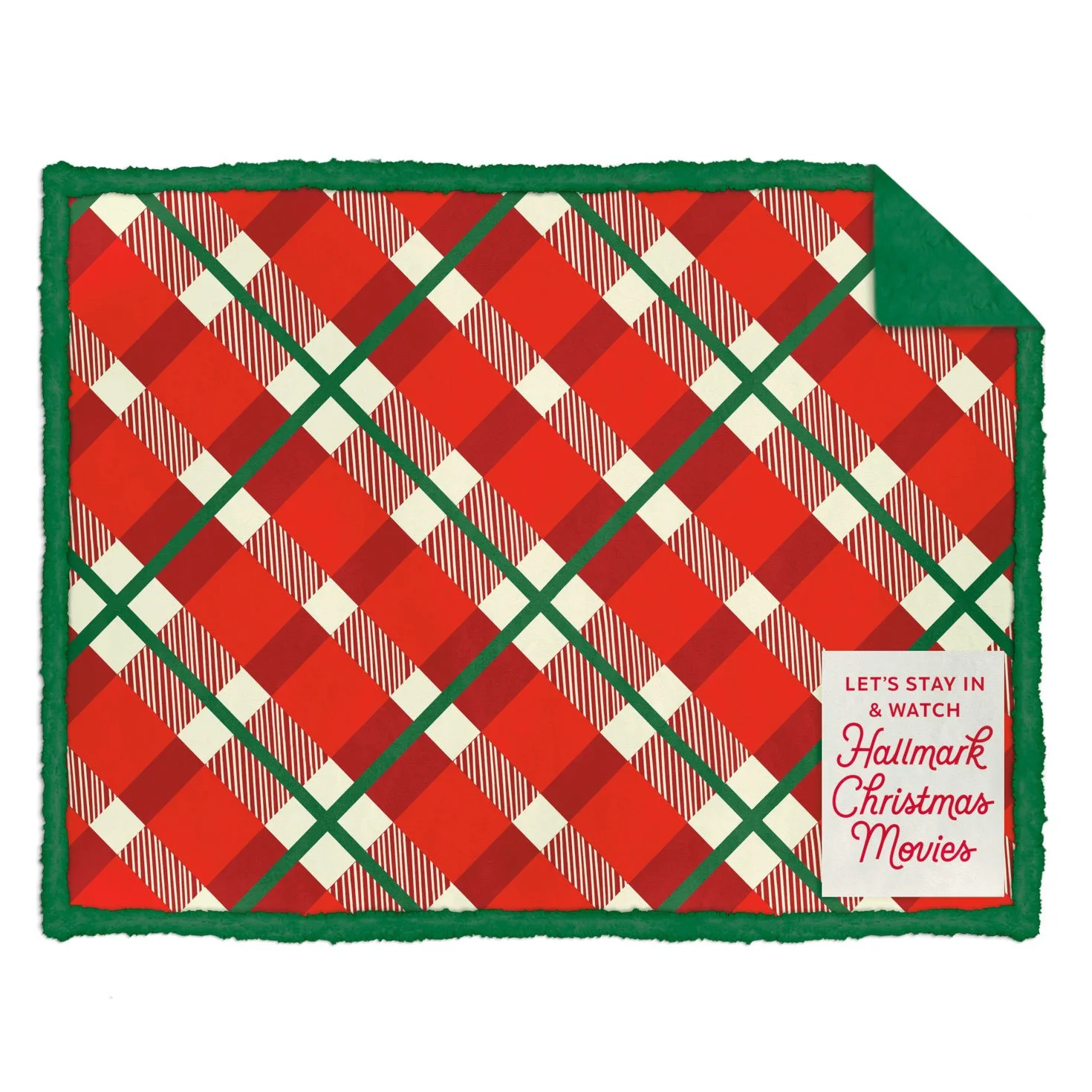 Hallmark Hallmark Channel Let's Stay In Oversized Throw Blanket, 80x60