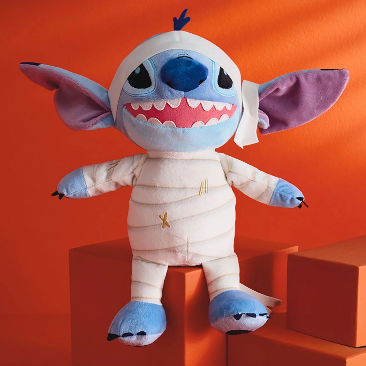 Hallmark Disney Mummy Stitch Plush With Sound, 11"