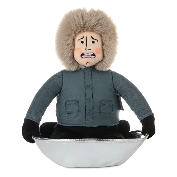 Hallmark National Lampoon's Christmas Vacation Clark on Saucer Sled Plush With Sound and Motion