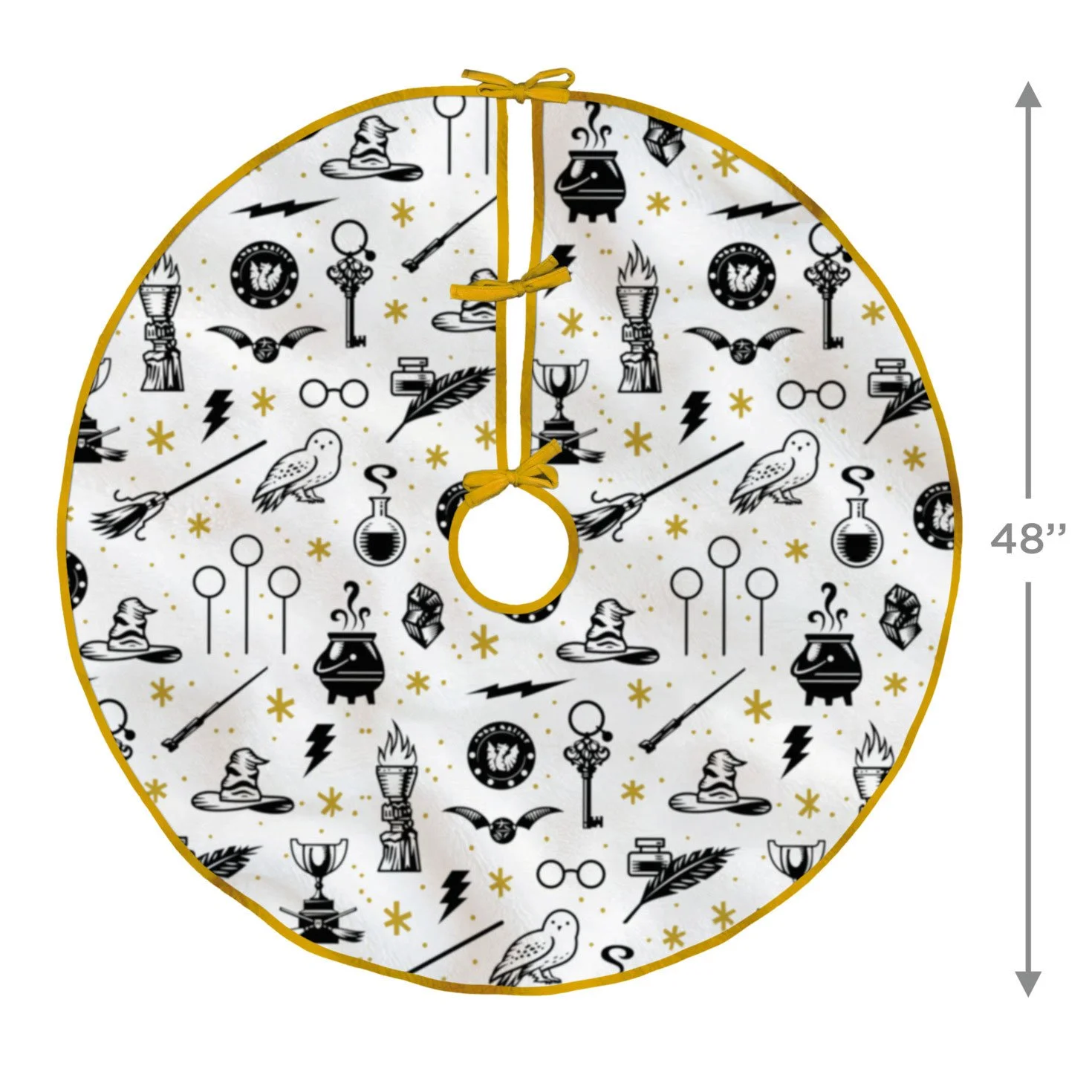 Hallmark Harry Potter Fabric Hallmark Tree Skirt, 48"