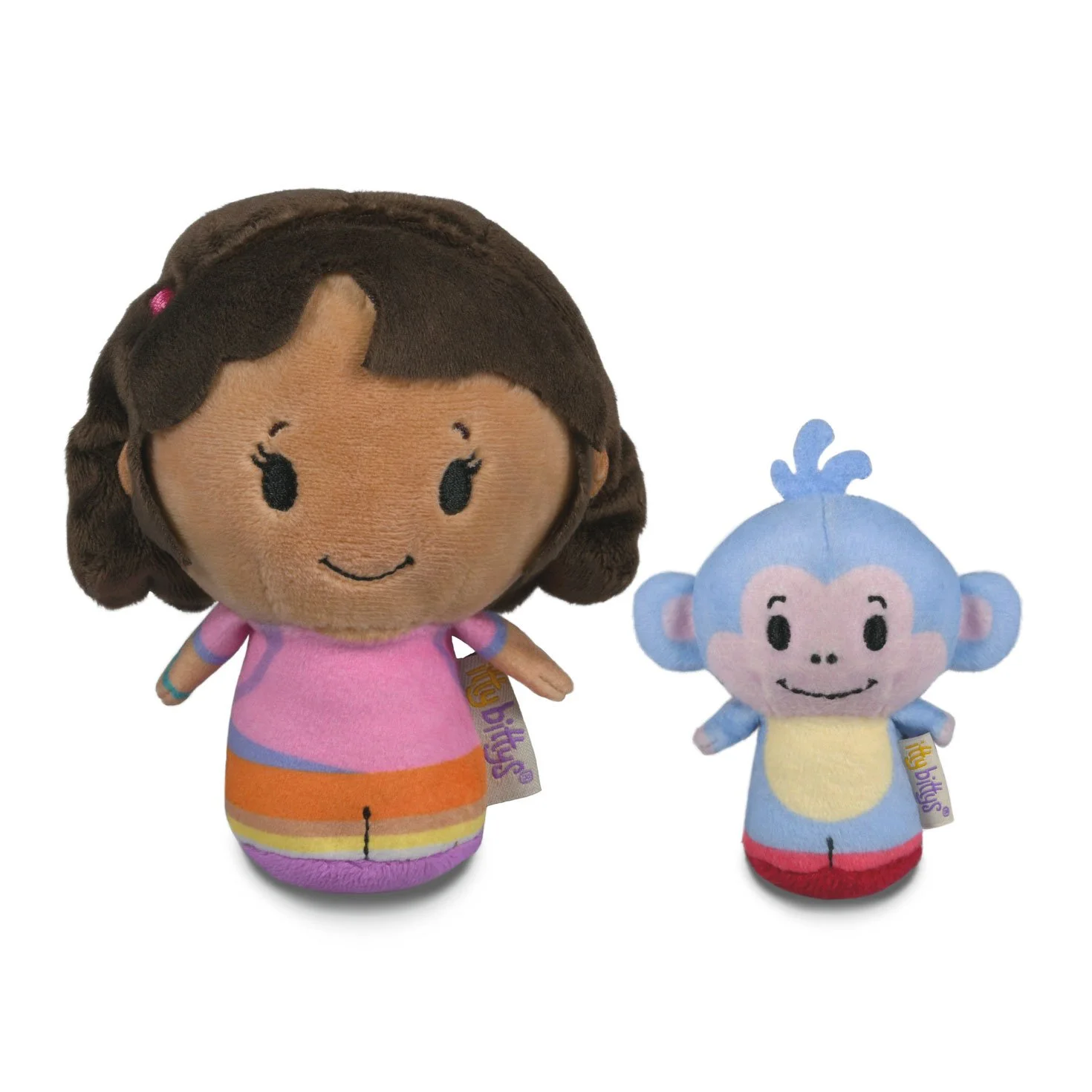 Hallmark itty bittys Nickelodeon Dora the Explorer and Boots Plush, Set of 2