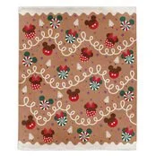 Hallmark Disney Mickey and Minnie Icons on Gingerbread Throw Blanket, 50x60