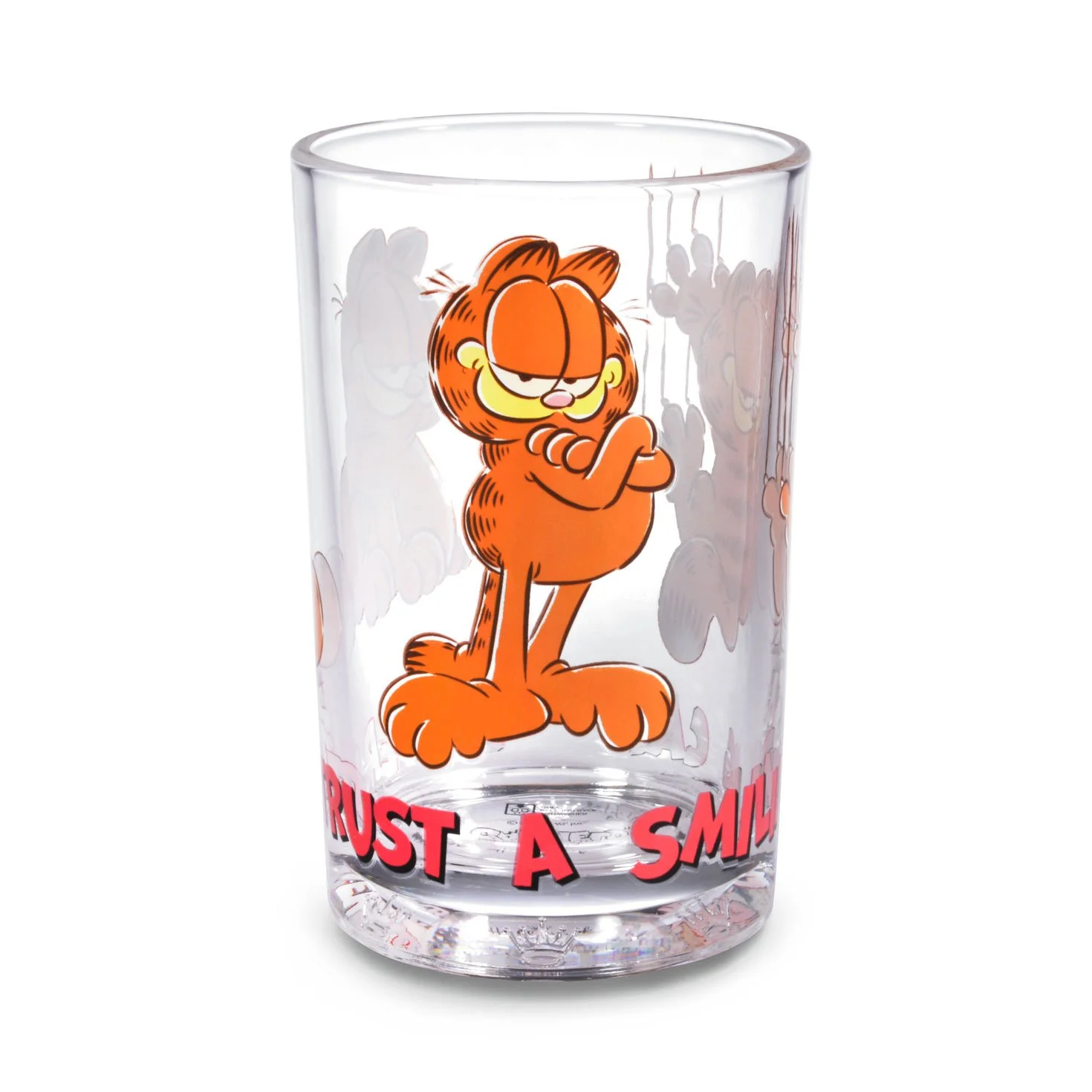 Hallmark Nickelodeon Garfield Smiling Cat Collectible Drinking Glass, 13.5 oz.