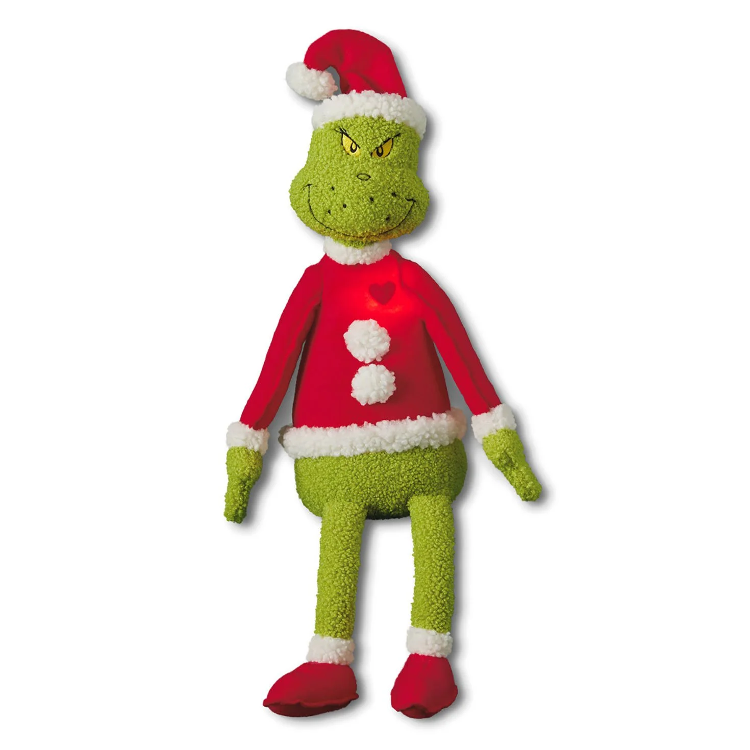 Hallmark Dr. Seuss's How the Grinch Stole Christmas! Grinch Plush With Light, 13"