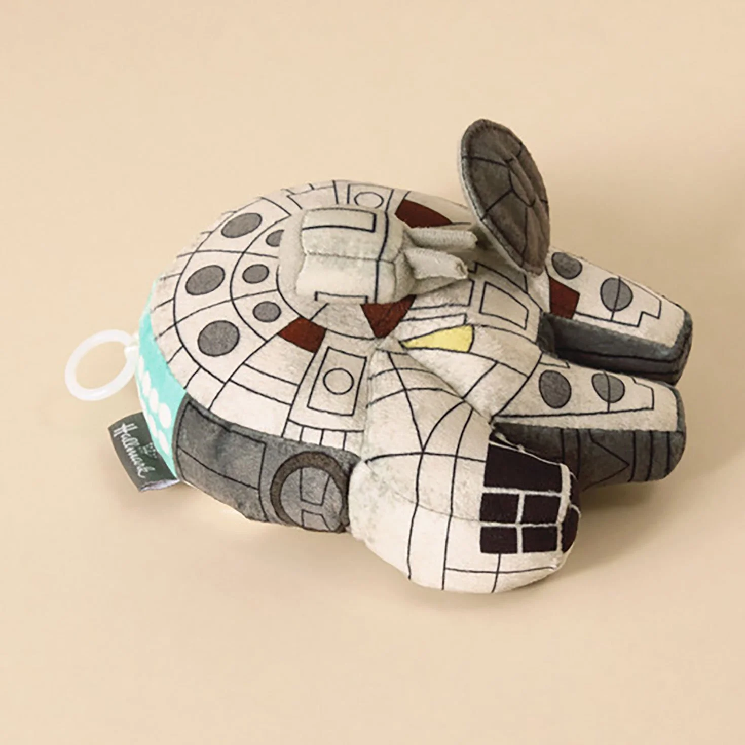 Hallmark Star Wars Millennium Falcon Zip-Along Plush Toy