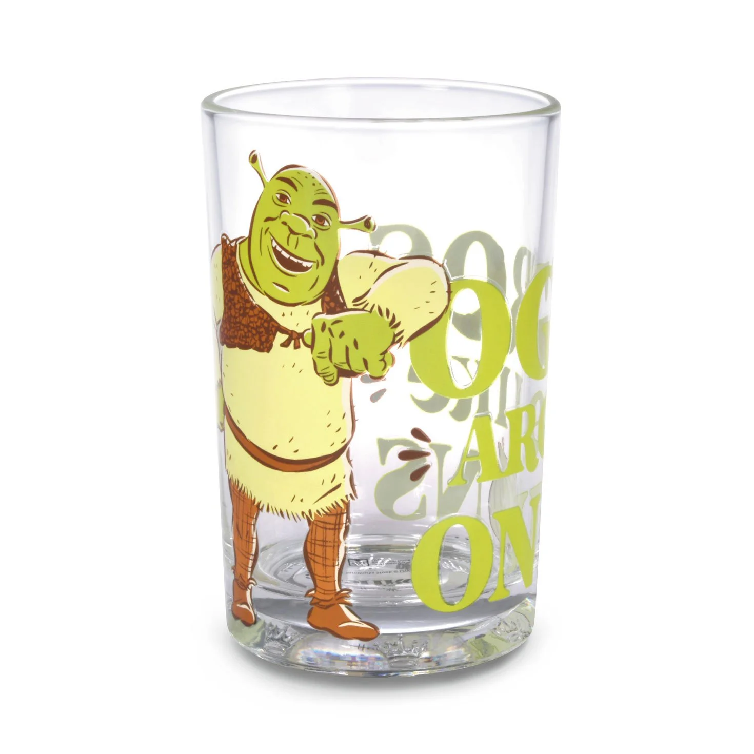 Hallmark Shrek Ogres Are Like Onions Collectible Drinking Glass, 13.5 oz.