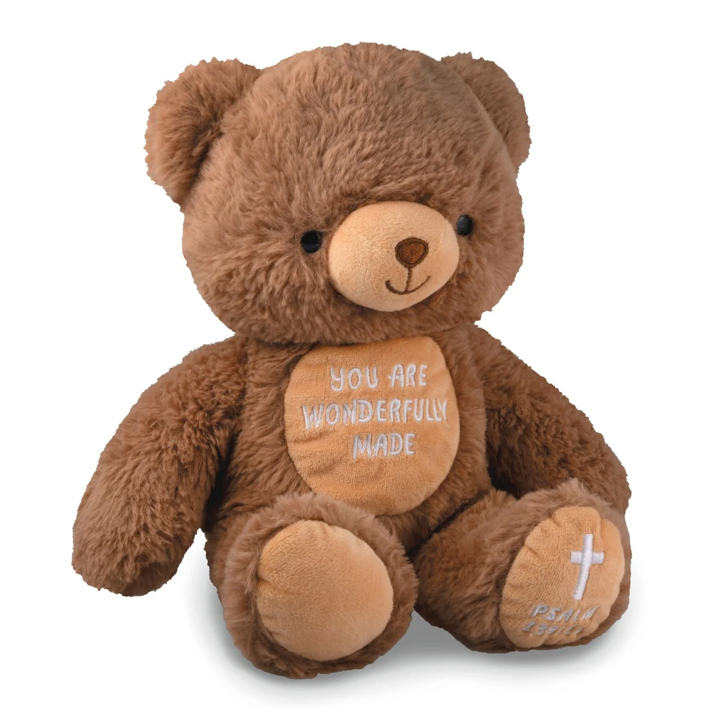 Hallmark You Are Wonderfully Made Teddy Bear Plush, 8"