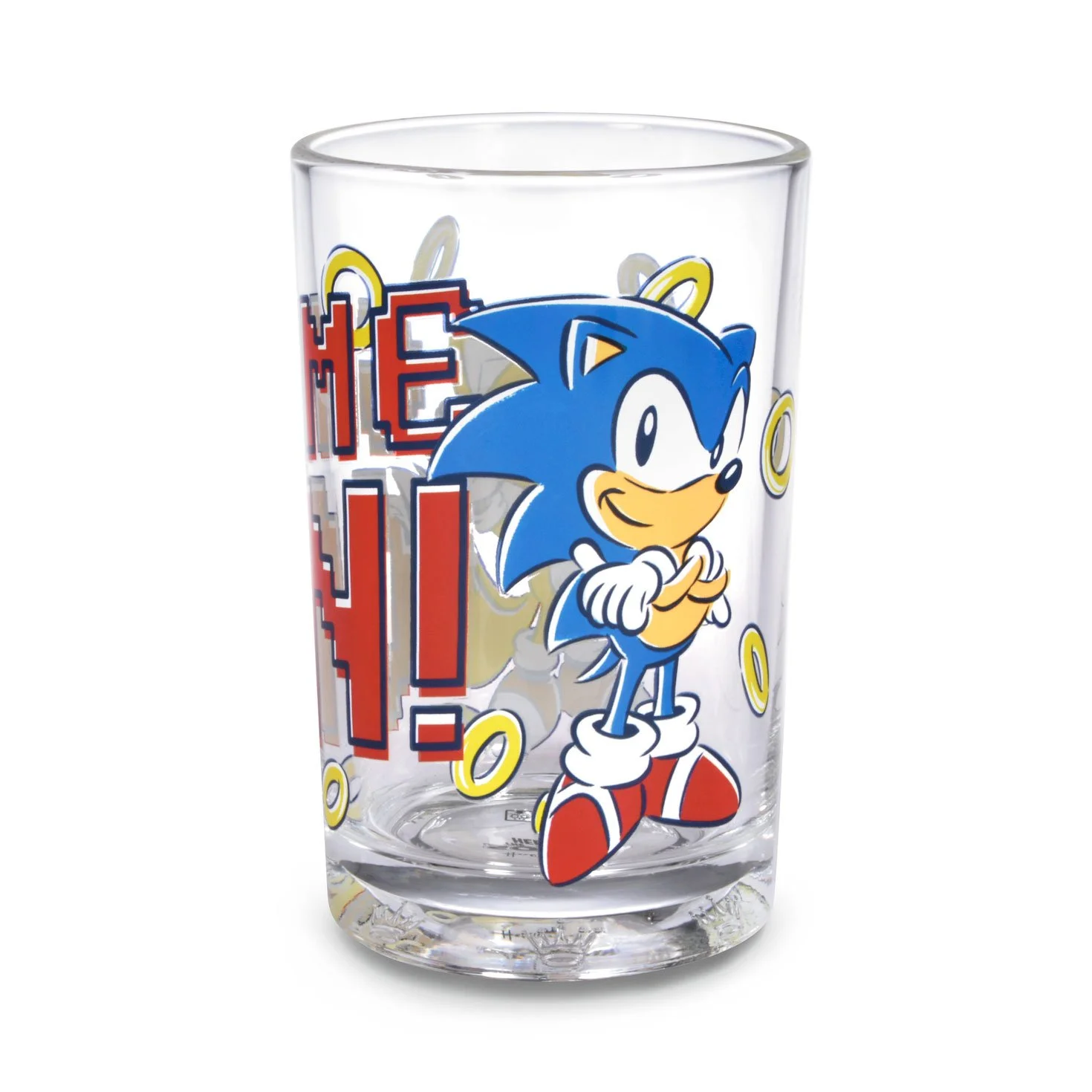 Hallmark SEGA Sonic the Hedgehog and Tails Collectible Drinking Glass, 13.5 oz.