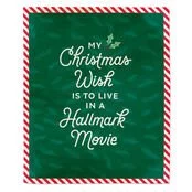 Hallmark Hallmark Channel My Christmas Wish Throw Blanket, 50x60