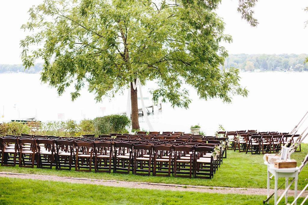 Backyard Tented Lakeside Boho Wedding | Williams Bay, WI1.jpg