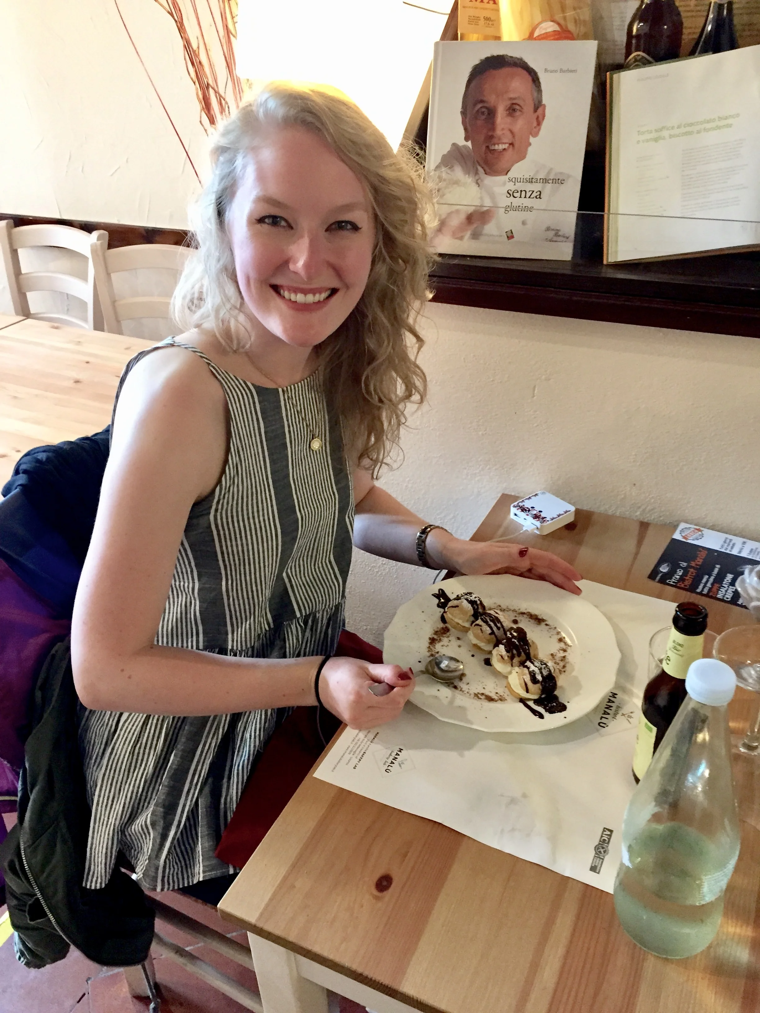 Feasting at Bistrot Manalù - Naturalmente Gluten Free in Livorno, Italy.