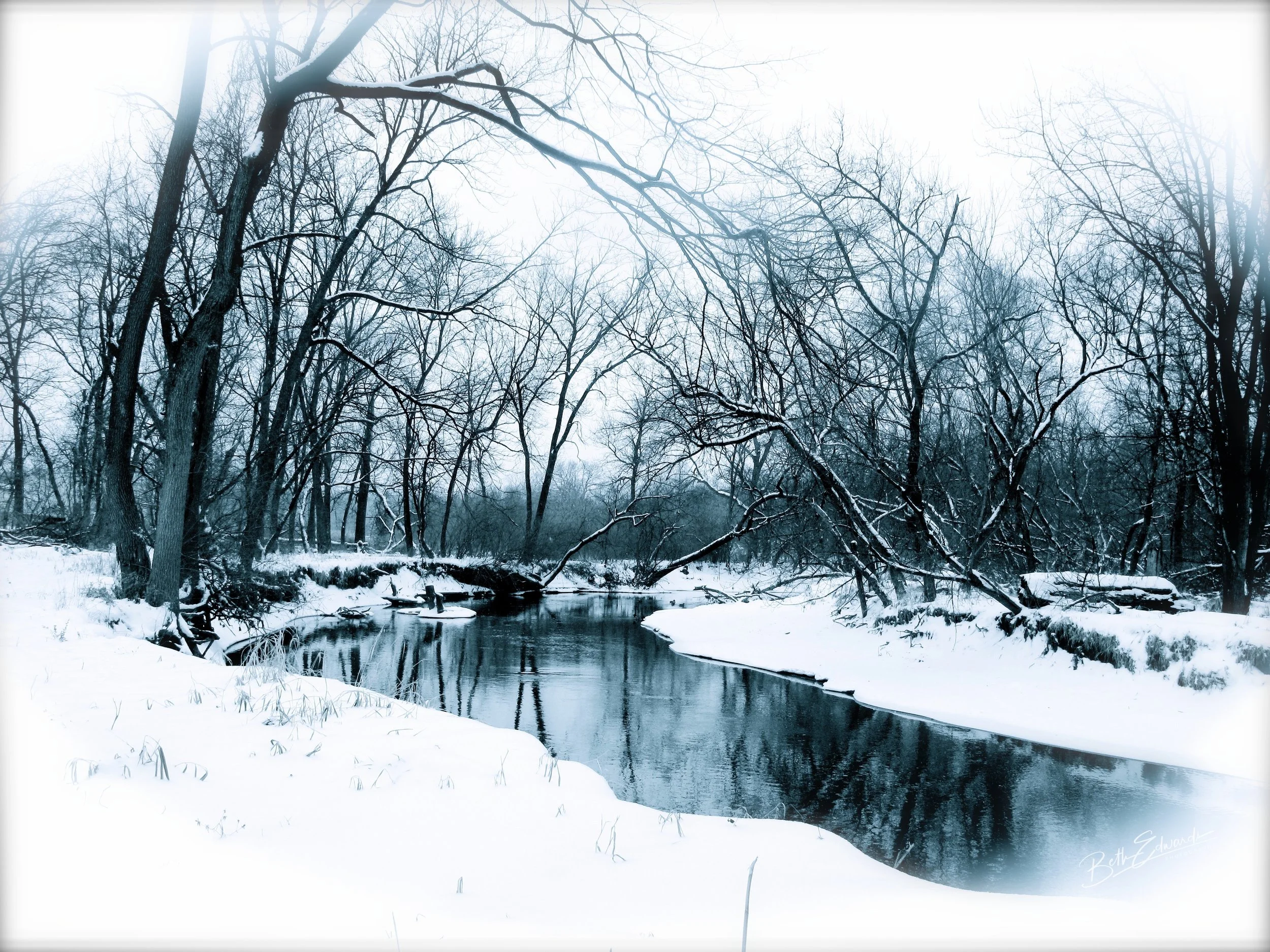 Crisp Winter Blues