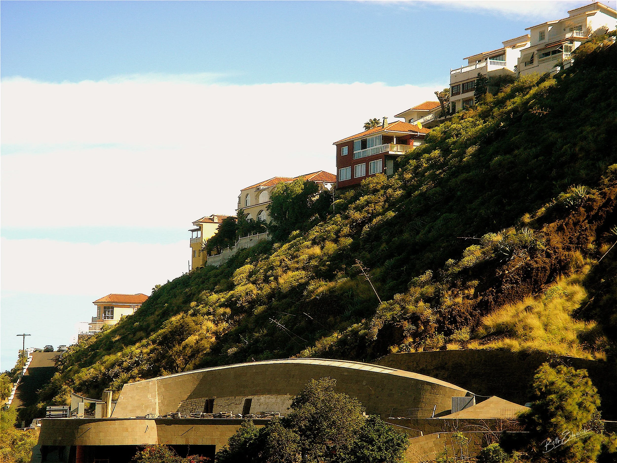 Hugging the Hillside