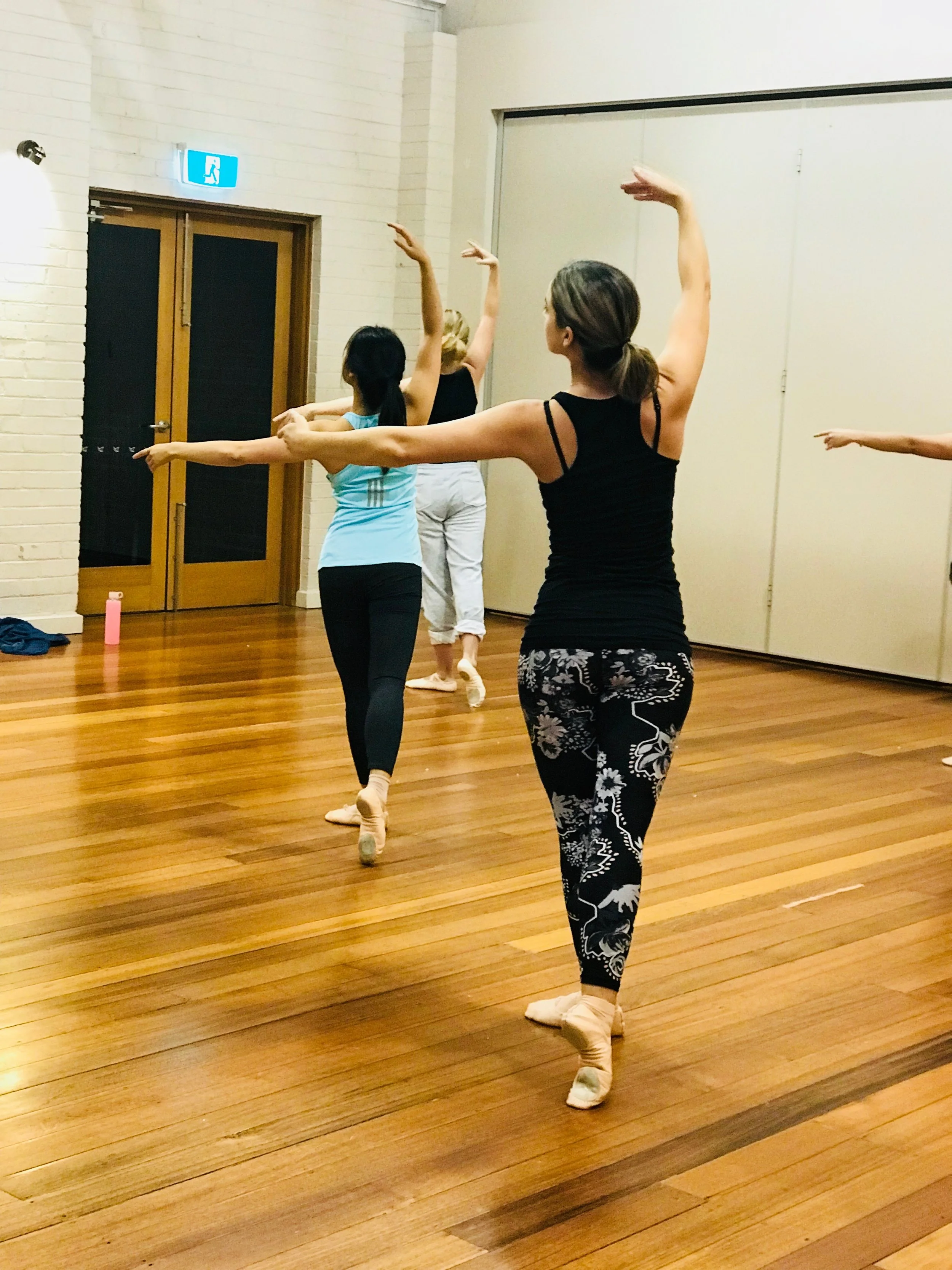  Advance classical ballet class at the Adult Ballet Centre 2018 