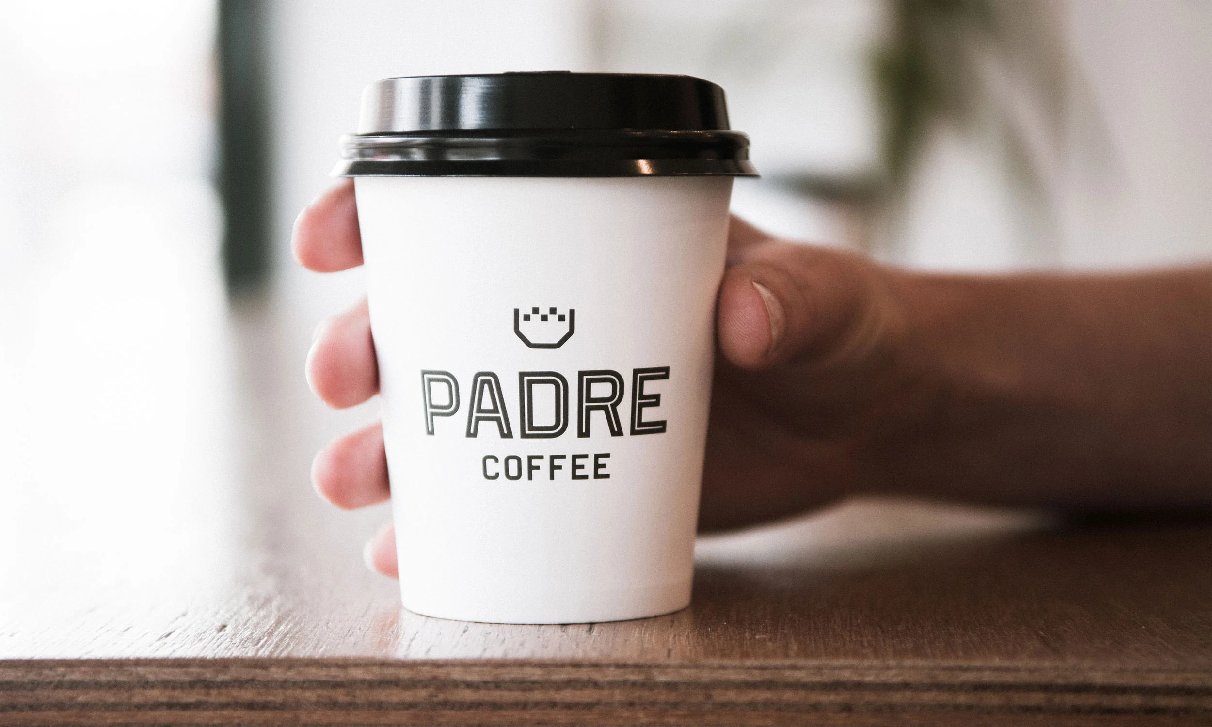 The brand is accompanied by a dynamic suite of coffee inspired iconography.