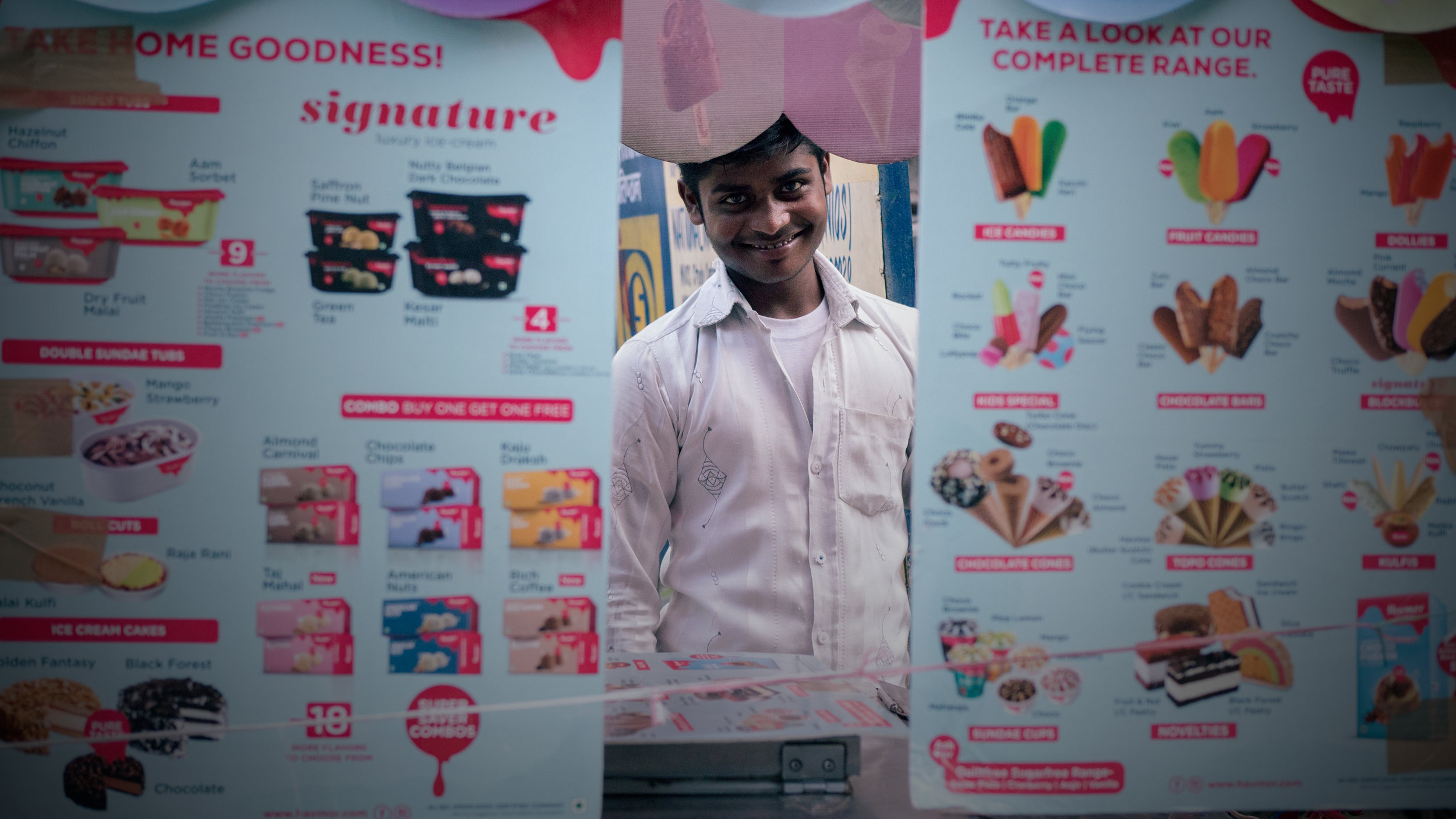 Sanjay Kumar, student and ice cream wallah