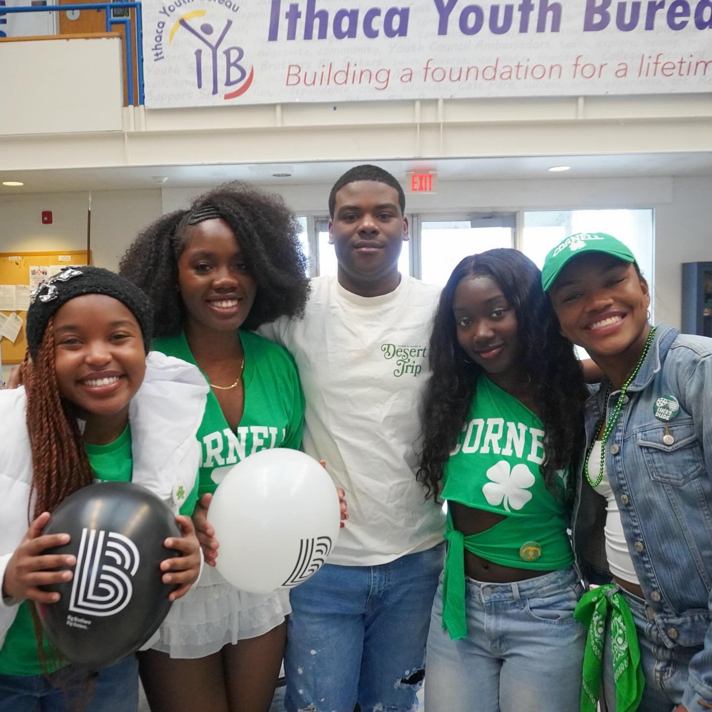 Black Ivy brought down the best energy to Big Brothers Big Sisters this weekend. Thank you to @bbbsithaca for making this volunteer day with students possible🍀🍀