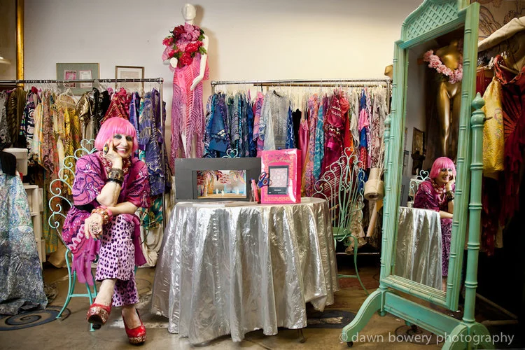 Zandra Rhodes (designer) in London