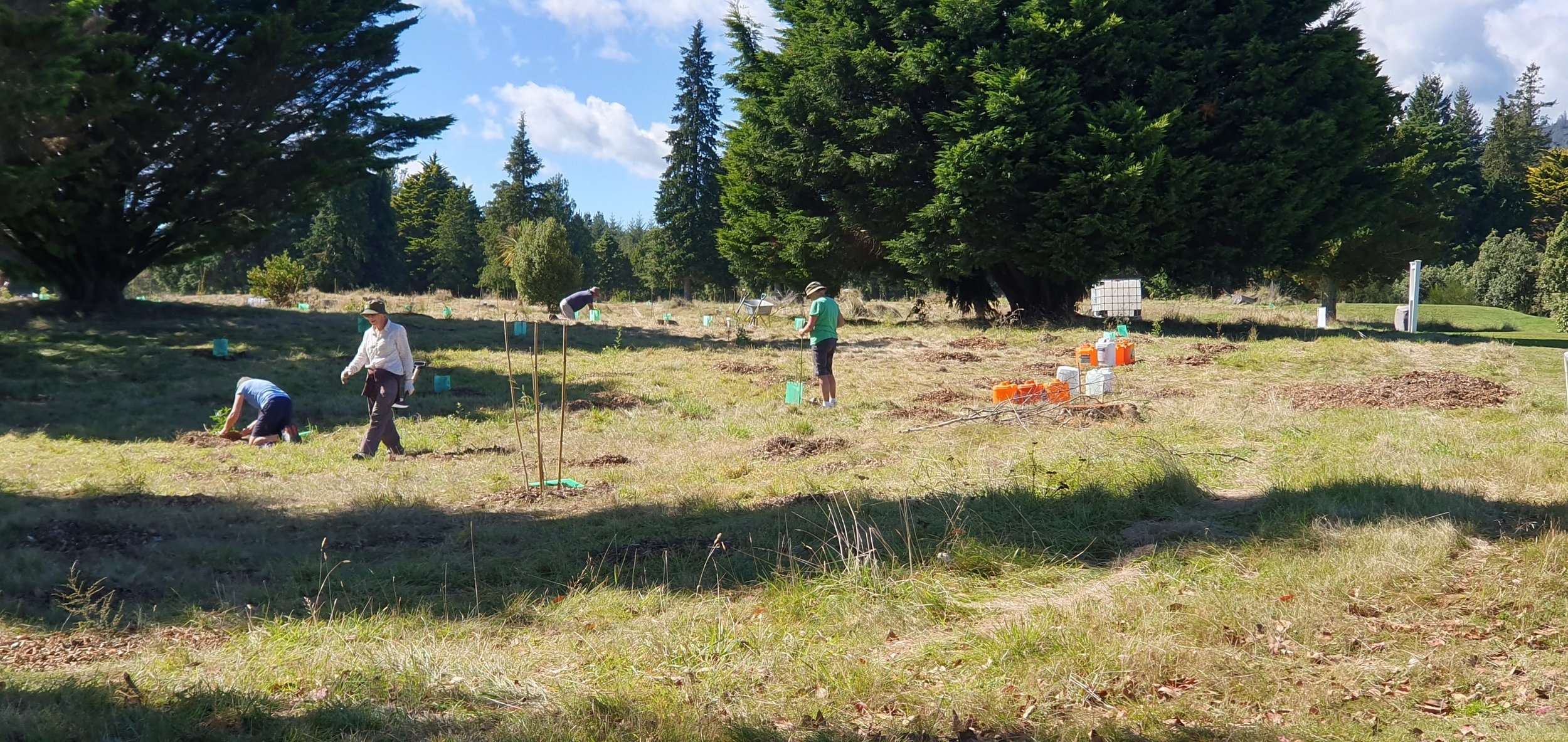  The Wicked Weeders helped setup and then checked and watered the plants afterwards 💚 