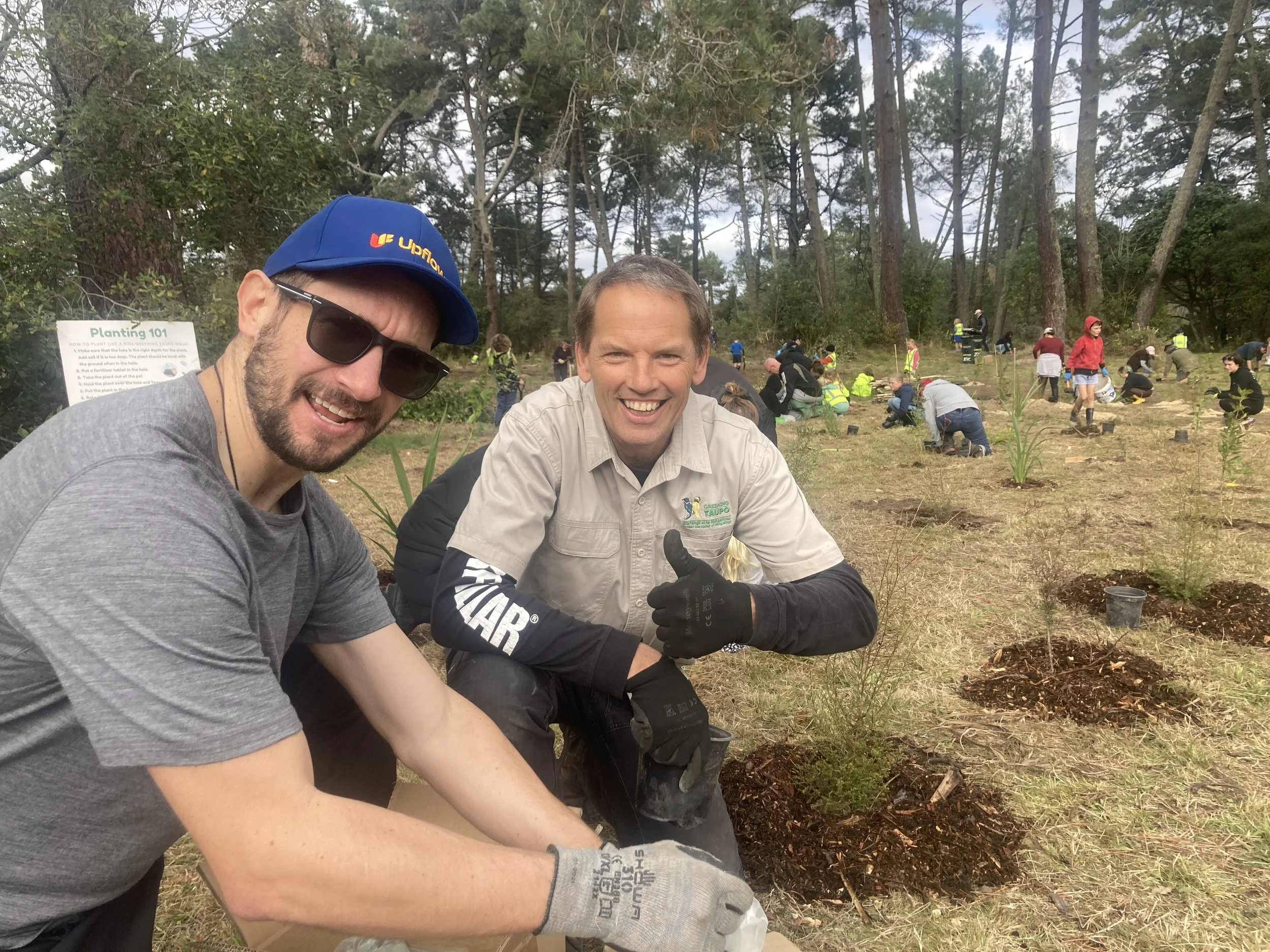 Upflow Community Planting day Wairakei Drive - Saturday 18 May 2024