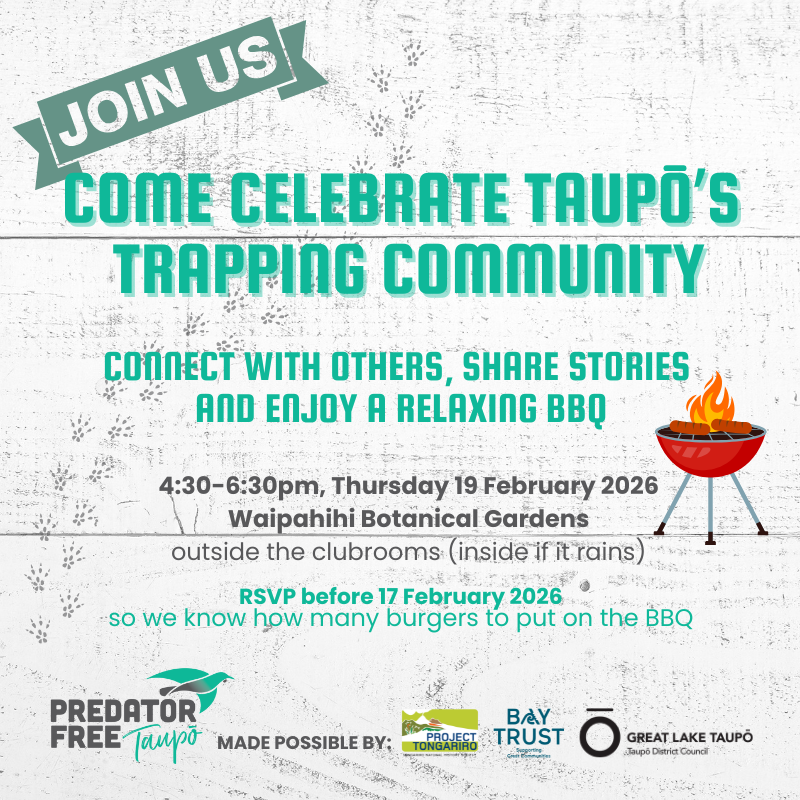  Predator Free Taupō BBQ 