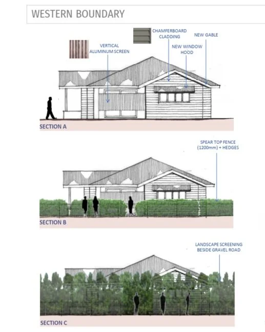 Character concept for Retirement Village adjacent Heritage homestead, Toowoomba