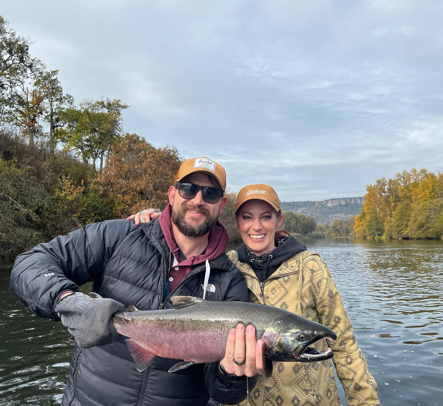 A terrific day catching Coho on the Rogue with new friends.