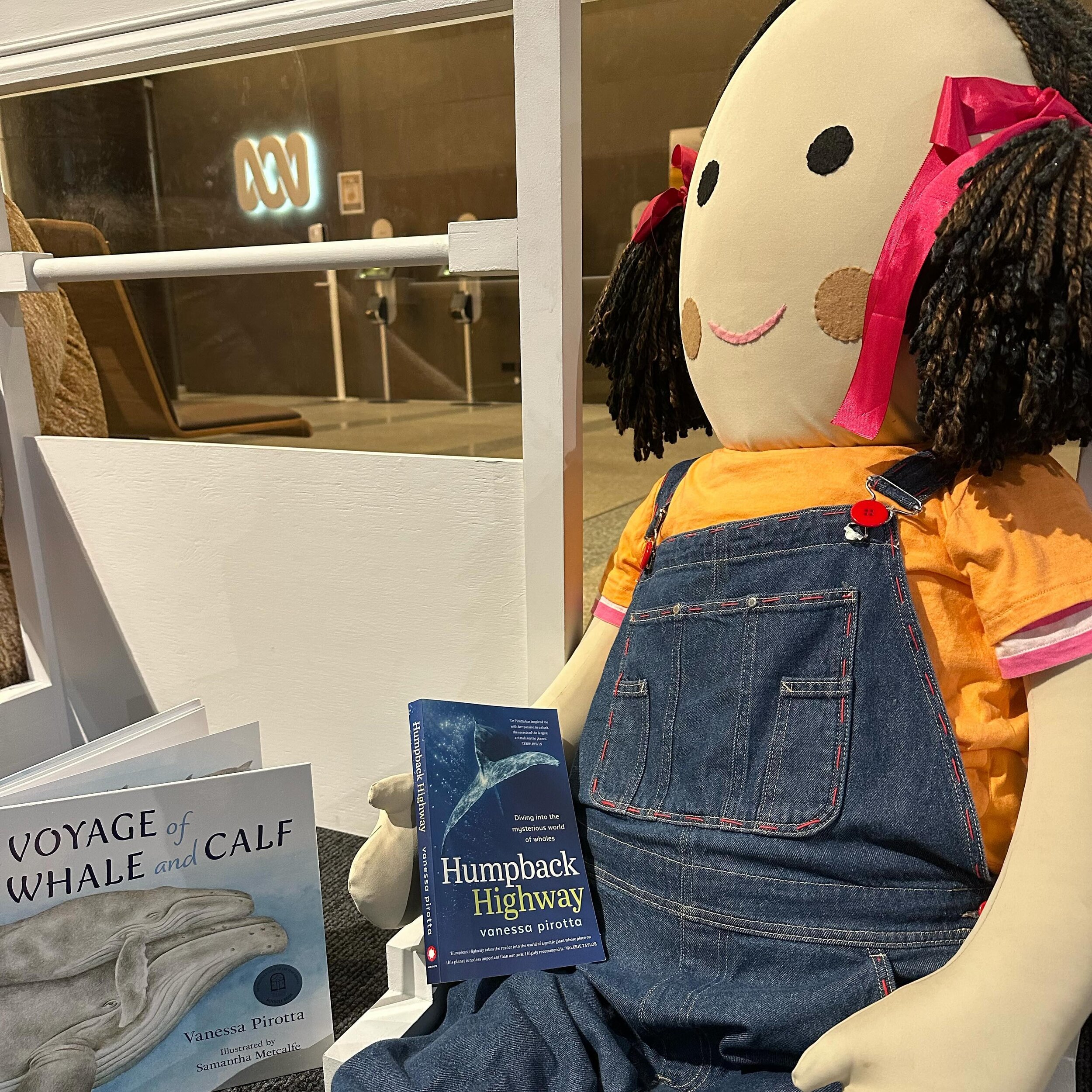 Jemima catching up on some whale-y good reads before the whales arrive! This was one of the first girls on TV I remember! 

Tune into @abcnews Breakfast after 740am to hear me talking about my new book the Humpback Highway! 

Catch up on my latest Pl