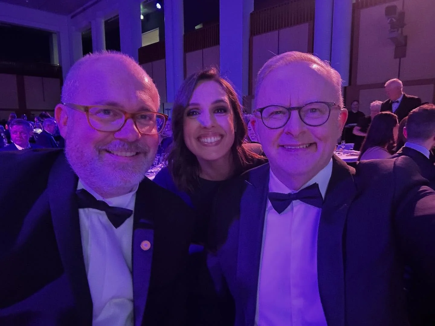 Prime Minster&rsquo;s Prizes for Science 2025 with a Prime Minister selfie! A true celebration of Australian science with the PM himself (@albomp) and Minister for Industry and Innovation and Minister for Science - the Hon Tim Ayres. 

This year was 