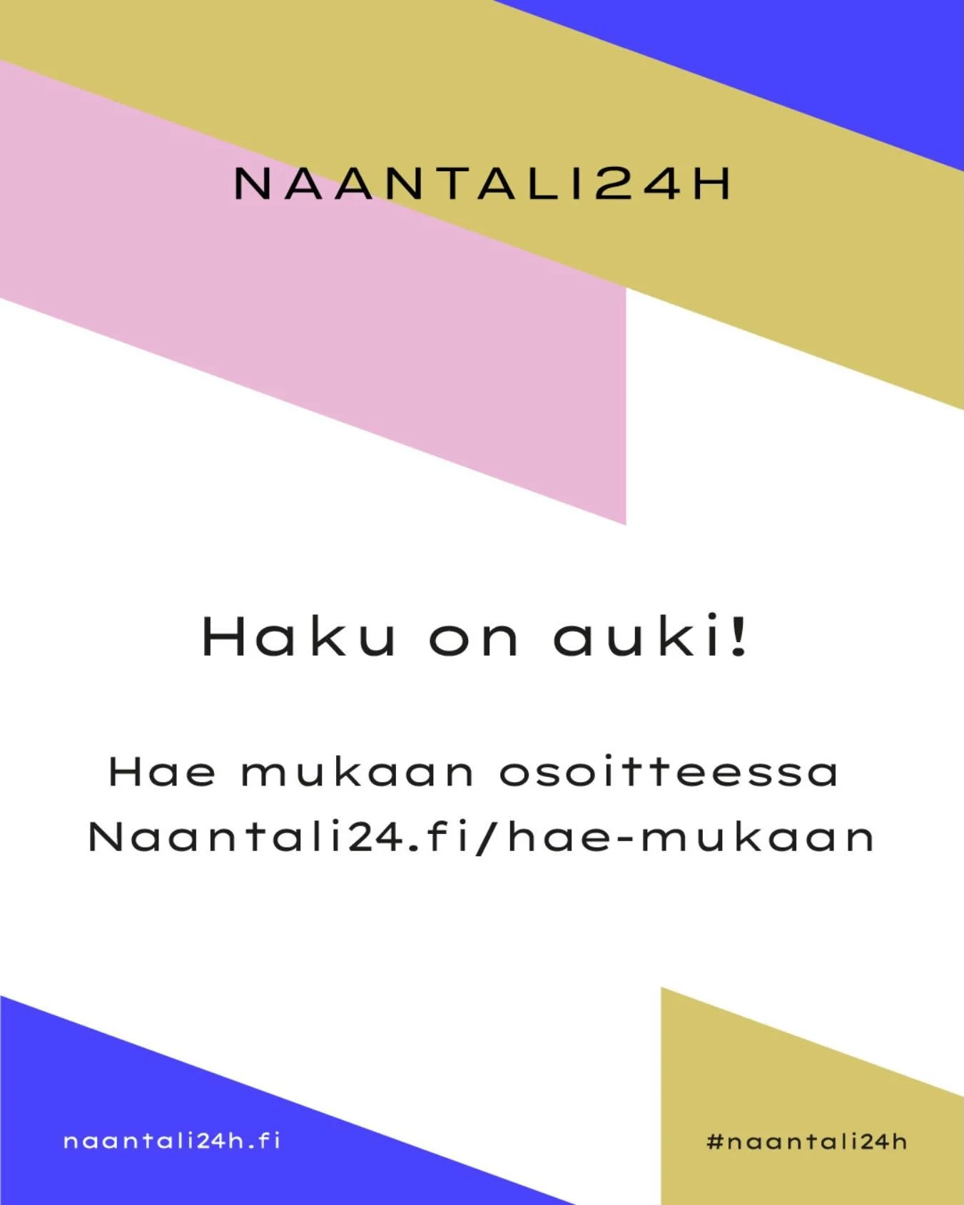 Vuoden 2026 tapahtuman osallistujahaku on nyt auki! Hae mukaan bion linkist&auml; ⛱️ #naantali24h