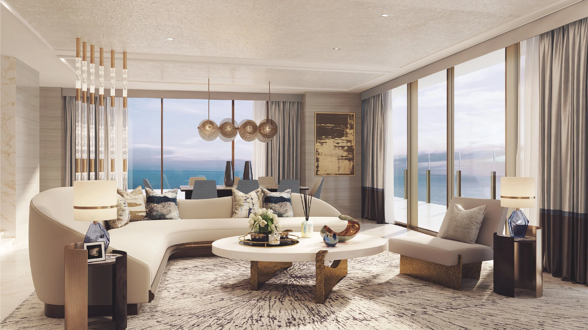 Royal Atlantis Residences Living Room CGI Accouter Design.jpg