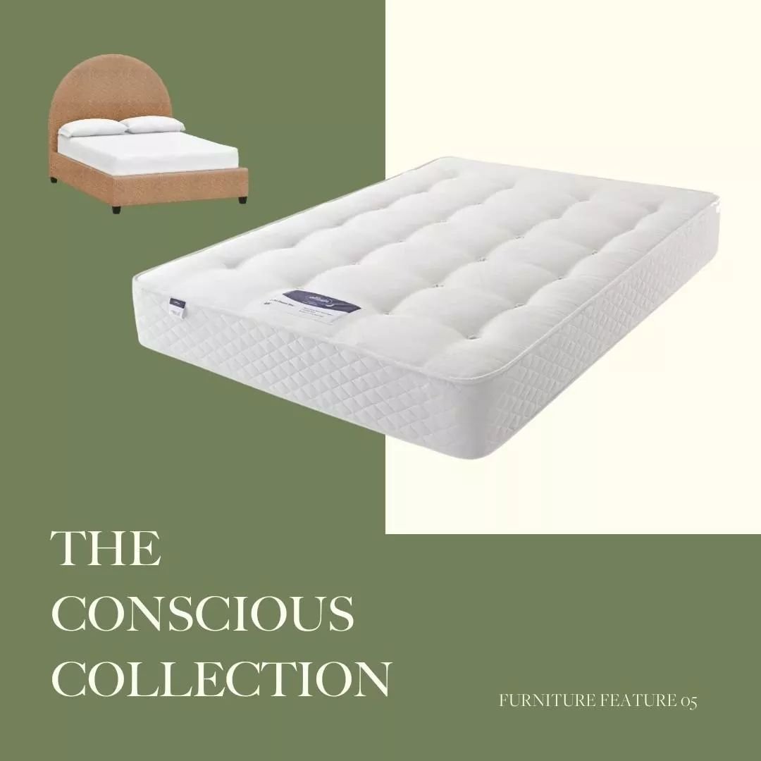 Introducing the Mattress from our Conscious Collection&nbsp;🍃🤍

This Mattress is made with an eco-comfort fibre layer that contains up cycled plastic bottle flakes. Sleep well knowing you are reinforcing the sustainable dream&nbsp;💫 

To check out