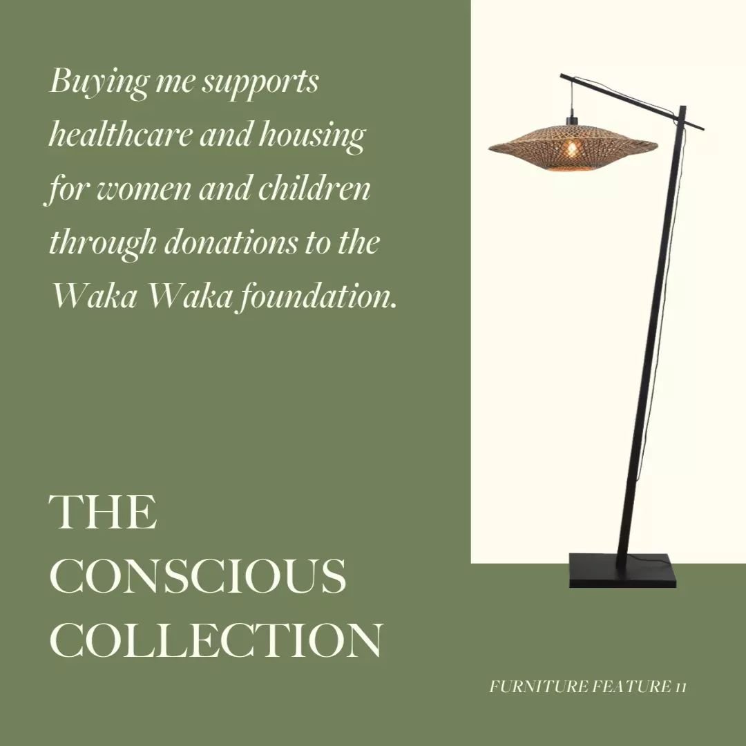 Welcome back to our Monthly Furniture Feature! 🍃🛋️ 

This month, we&rsquo;re highlighting this floor lamp featuring a bamboo shade, crafted in collaboration with a supplier who partners with the WakaWaka Foundation. Through this partnership, essent