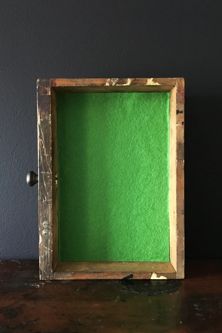 Vintage parts cabinet